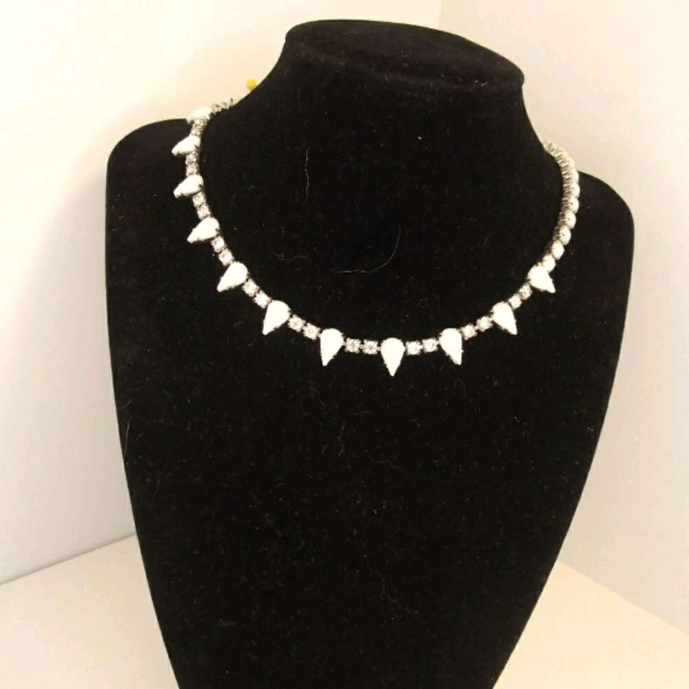 Vintage Rhinestone Choker 14 inch